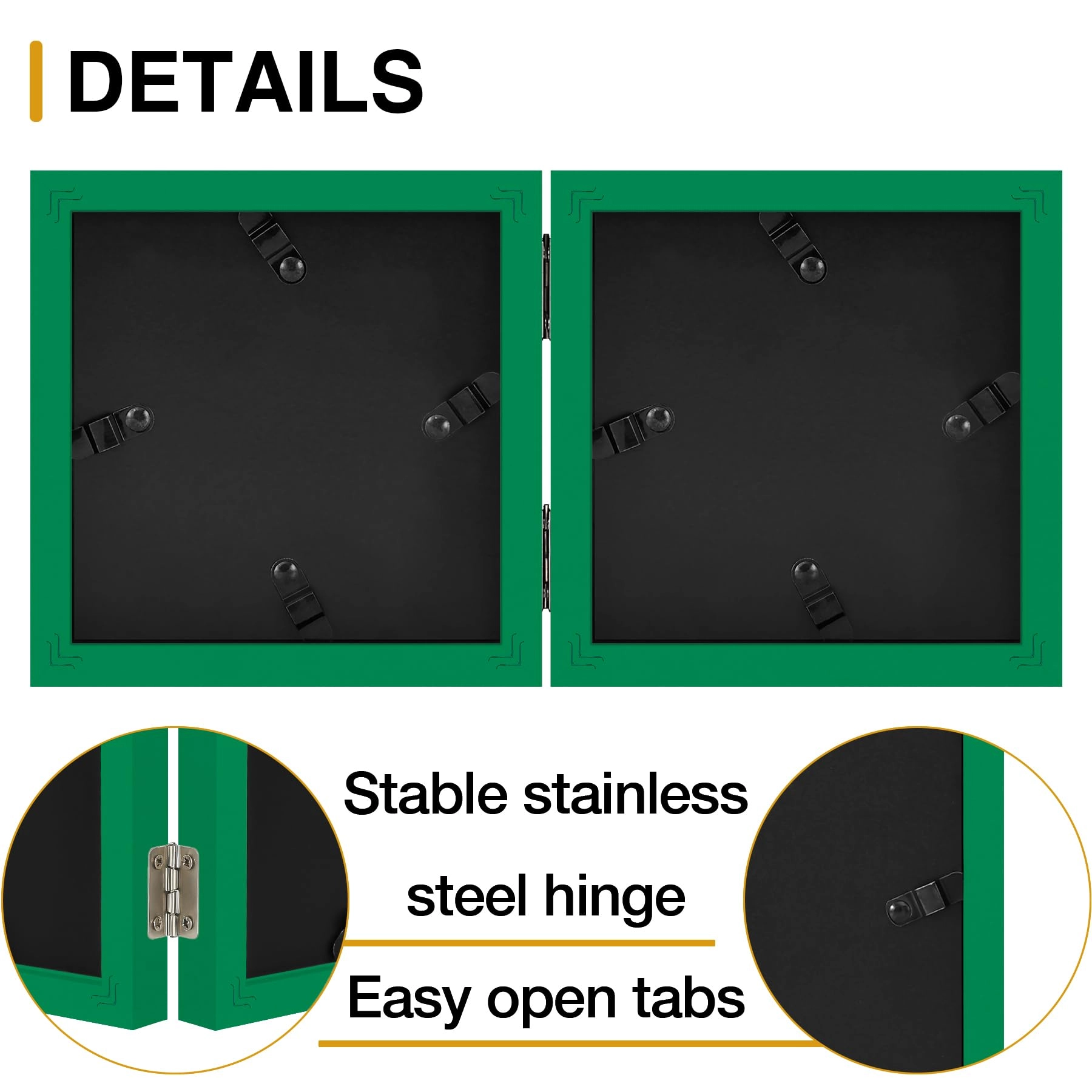 Double Picture Frame - 4x4 2.0 Count