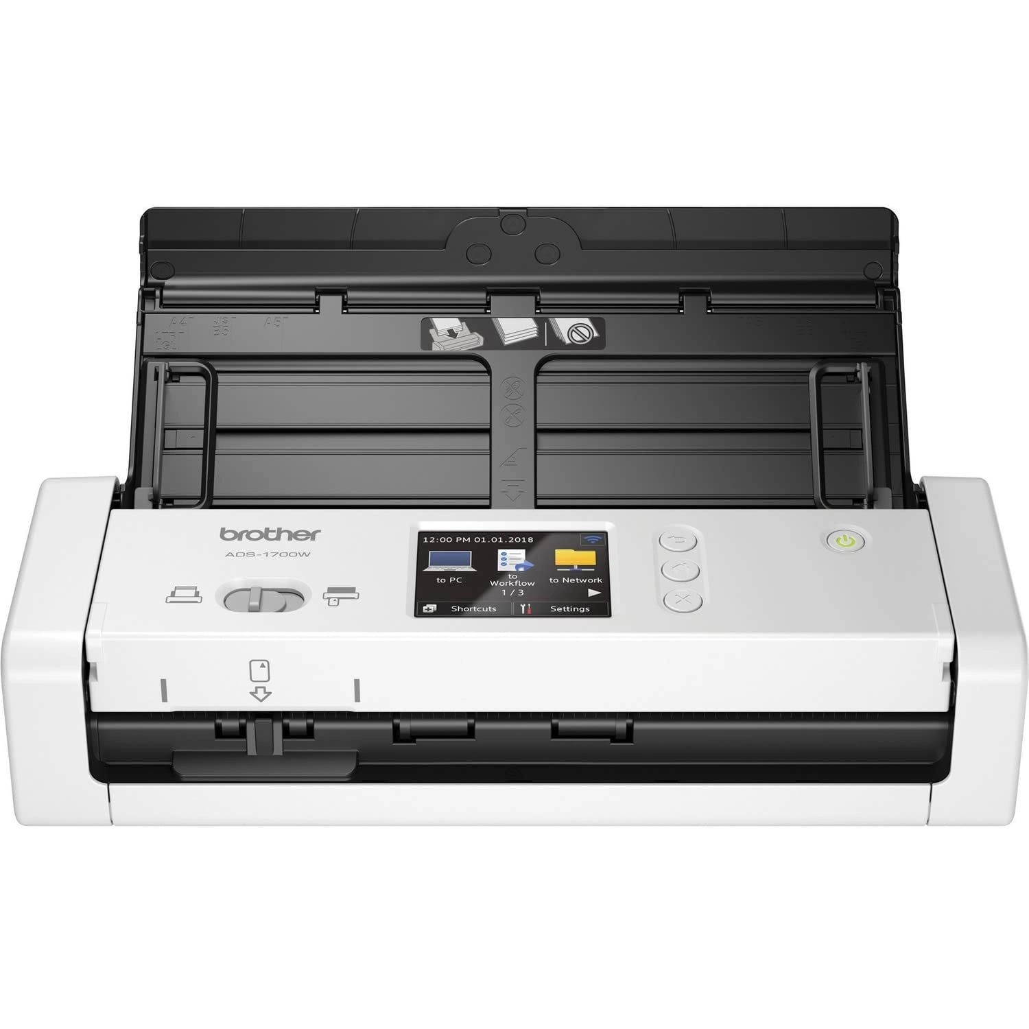 Brother Printer ADS-1700W - Wi-Fi 25ppm 20-page auto document feeder