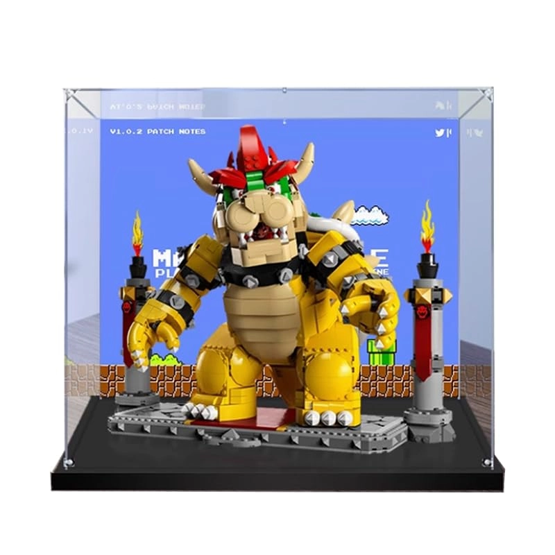 Clear Acrylic Display Case - LegoSuperMario