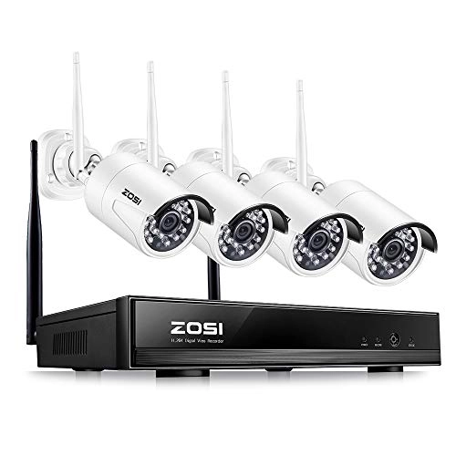 1080P Wireless Security Cameras System - 4 4 channels 1080p