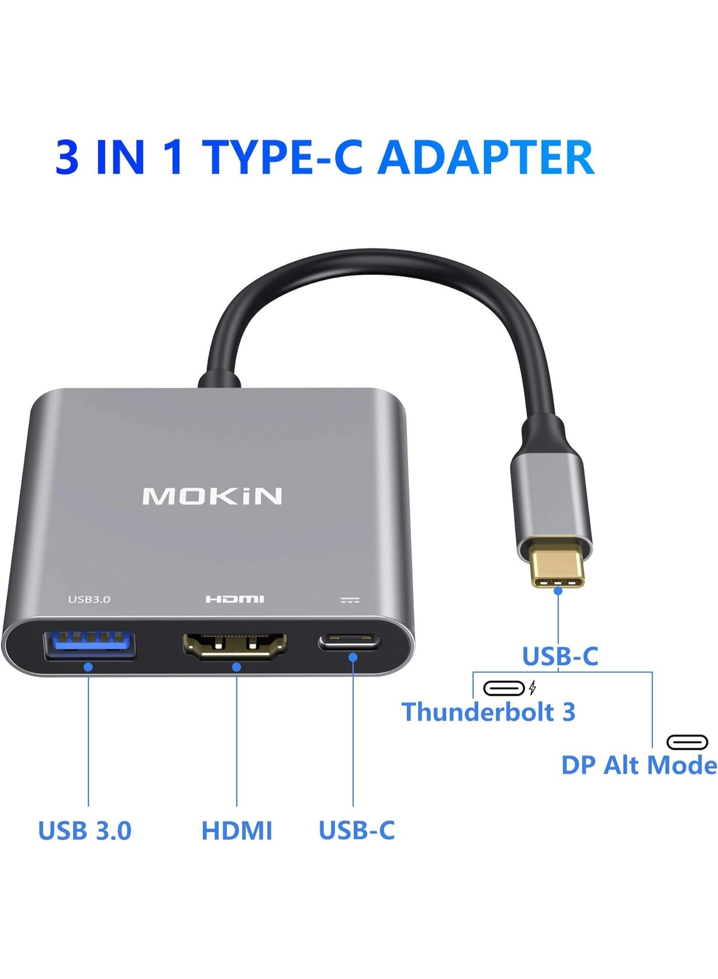 USB-C Multiport Hub - 4K HDMI 60W PD 5Gbps