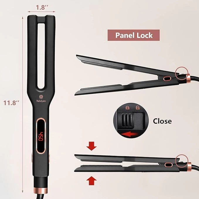 Hair Straighteners - Ceramic Dual Plate Ten-Speed Temperature Control