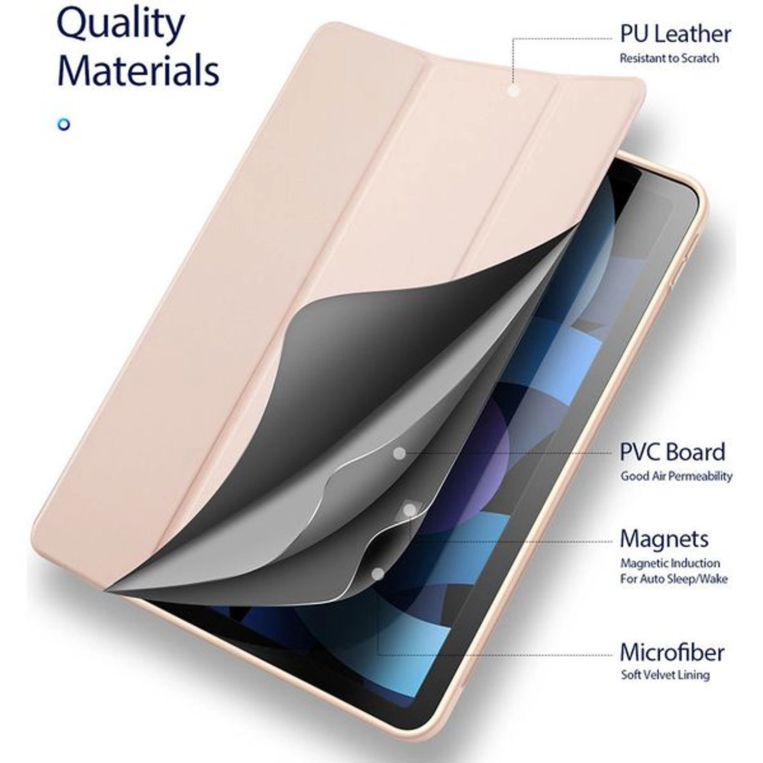 Tri-Fold Case for iPad Air 4 10.9-inch