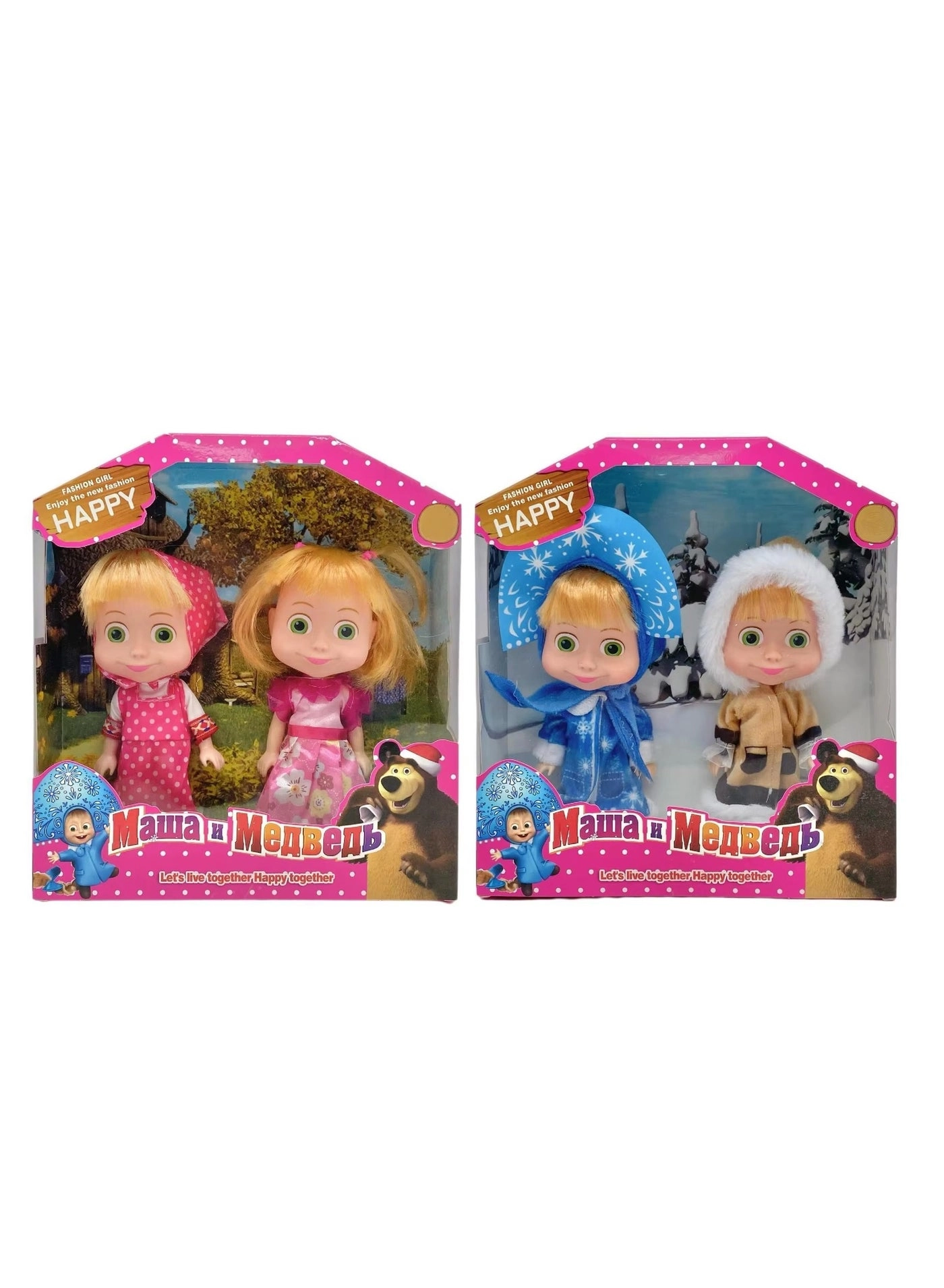 Masha and the Bear Doll Set - 2-Piece Girls