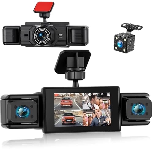 4-Channel Dash Cam - 1080P