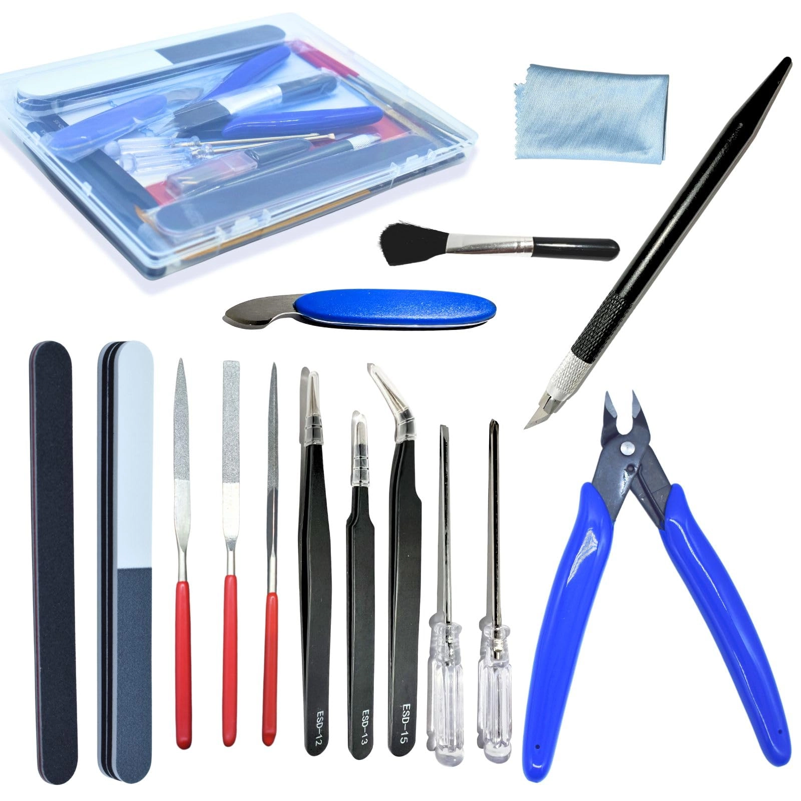 JUNYAOHSU Gundam Model Tool Kit - 28pcs for Cars Airplanes Buildings Gundam Robots