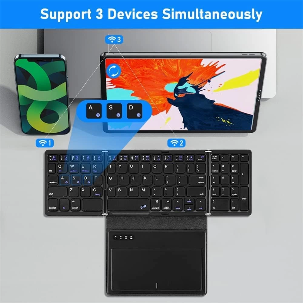 Foldable Bluetooth Keyboard
