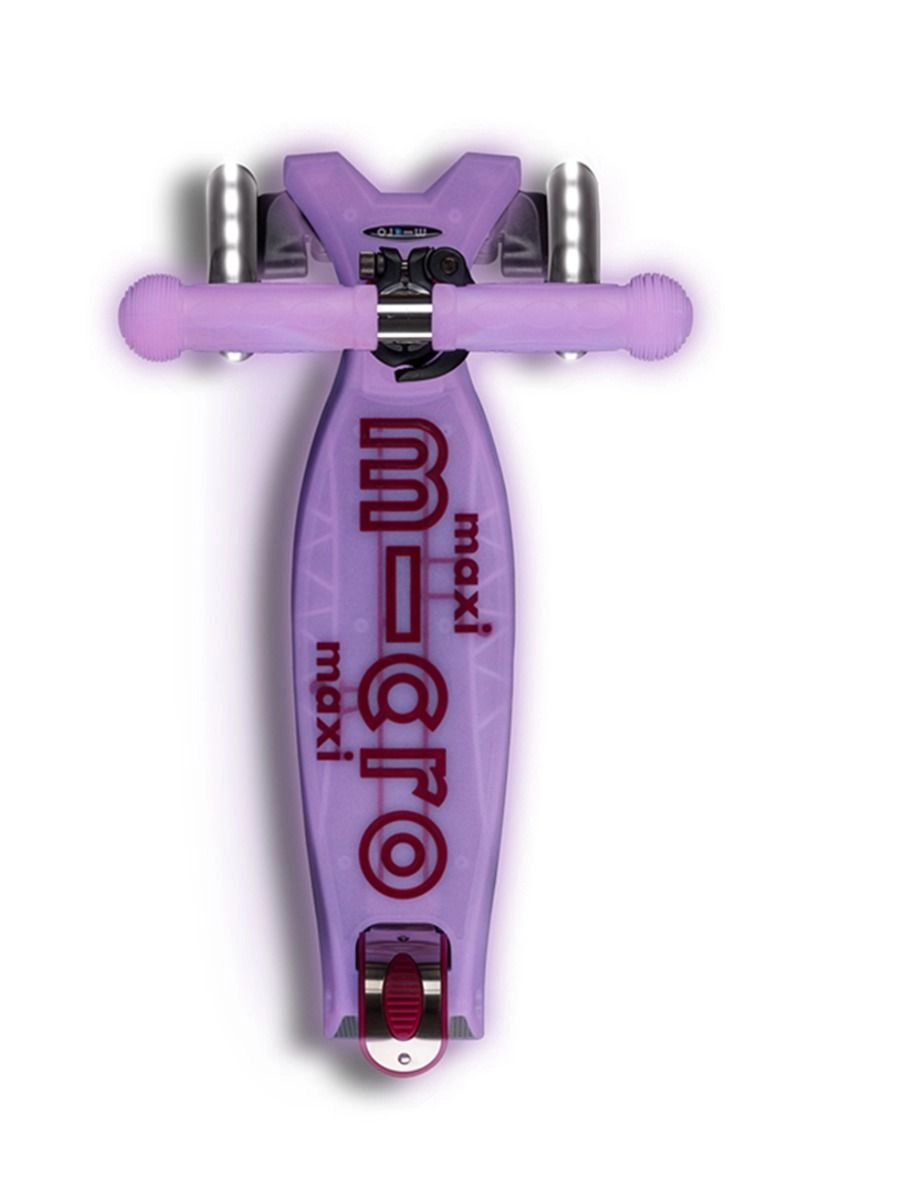 Maxi Deluxe 3-Wheel Kick Scooter – 120/80 mm LED