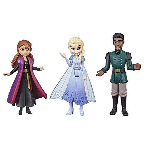 Anna Small Doll + Elsa Small Doll + Matias Small Doll - 3 Pack Inspired by The Frozen 2 Movie Ages 3+