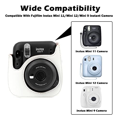 Camera Case - PU Leather Mini 11 + Photo Album - 52 pockets