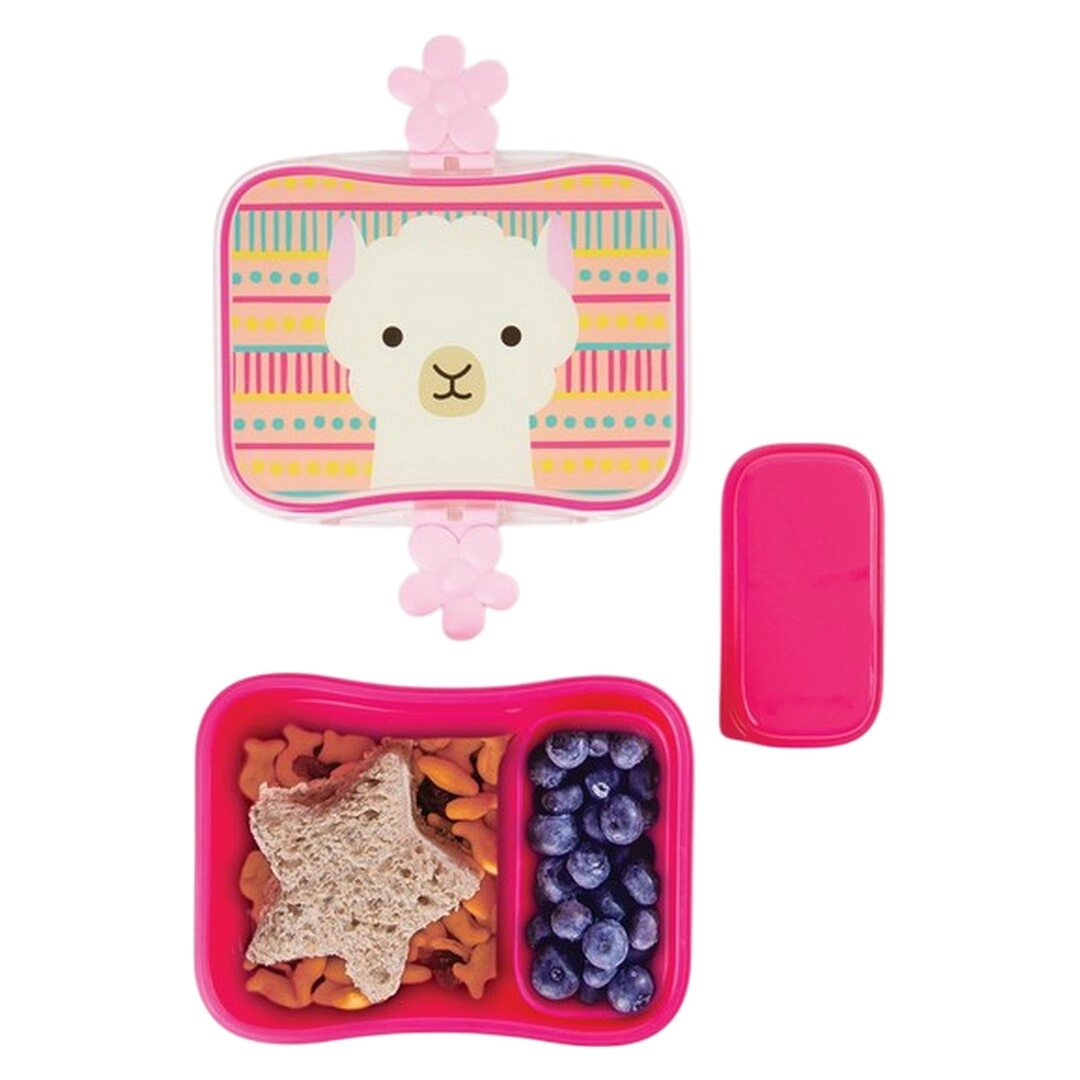 Zoo Lunch Box - Llama + Water Bottle