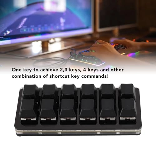 12-Key One-Handed Keyboard - Wired