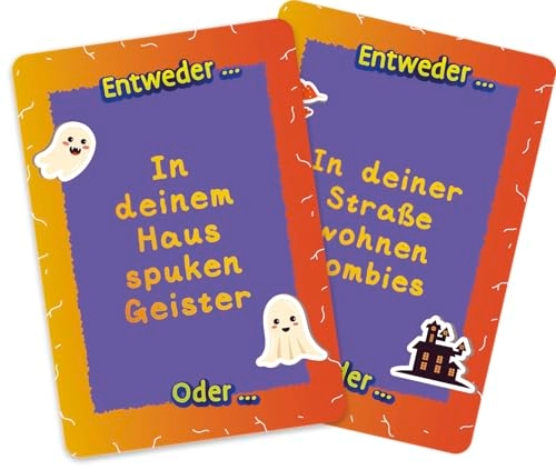 Entweder – Oder? Jetzt wird’s gruselig! - Card Game Halloween (German)