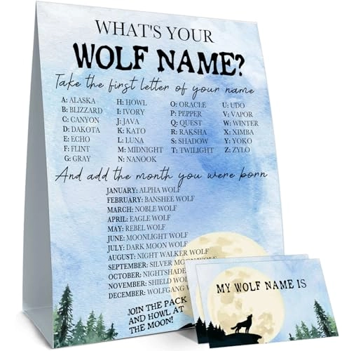 Game Sign - 5"x7" 1 + Name Stickers - 3.5"x2.1" 30