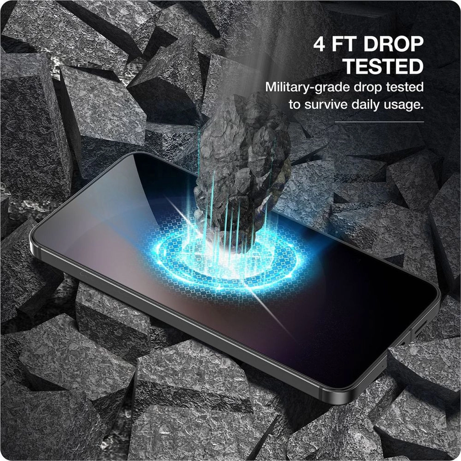 Privacy Screen Protector Galaxy S24 Plus - 28 Degree Privacy Tempered Glass