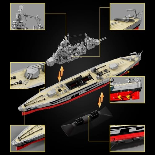 Colorado Battleship - USS Colorado 2326 pcs