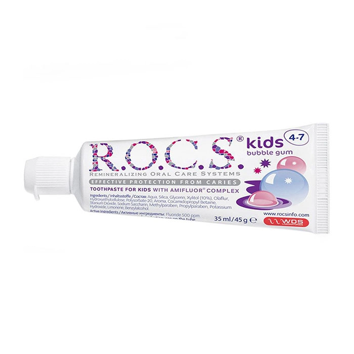 R.O.C.S. Kids Bubble Gum Toothpaste 4-7 Y 35ml