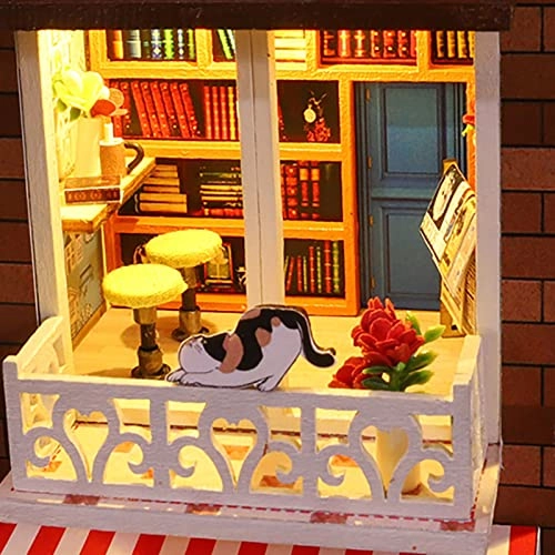 Miniature Dollhouse - Book & Coffee