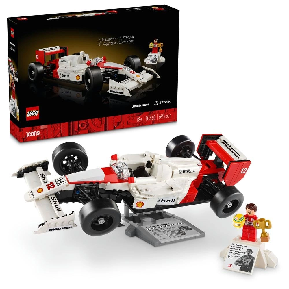Icons McLaren Model Car MP4/4 & Ayrton Senna (10330)