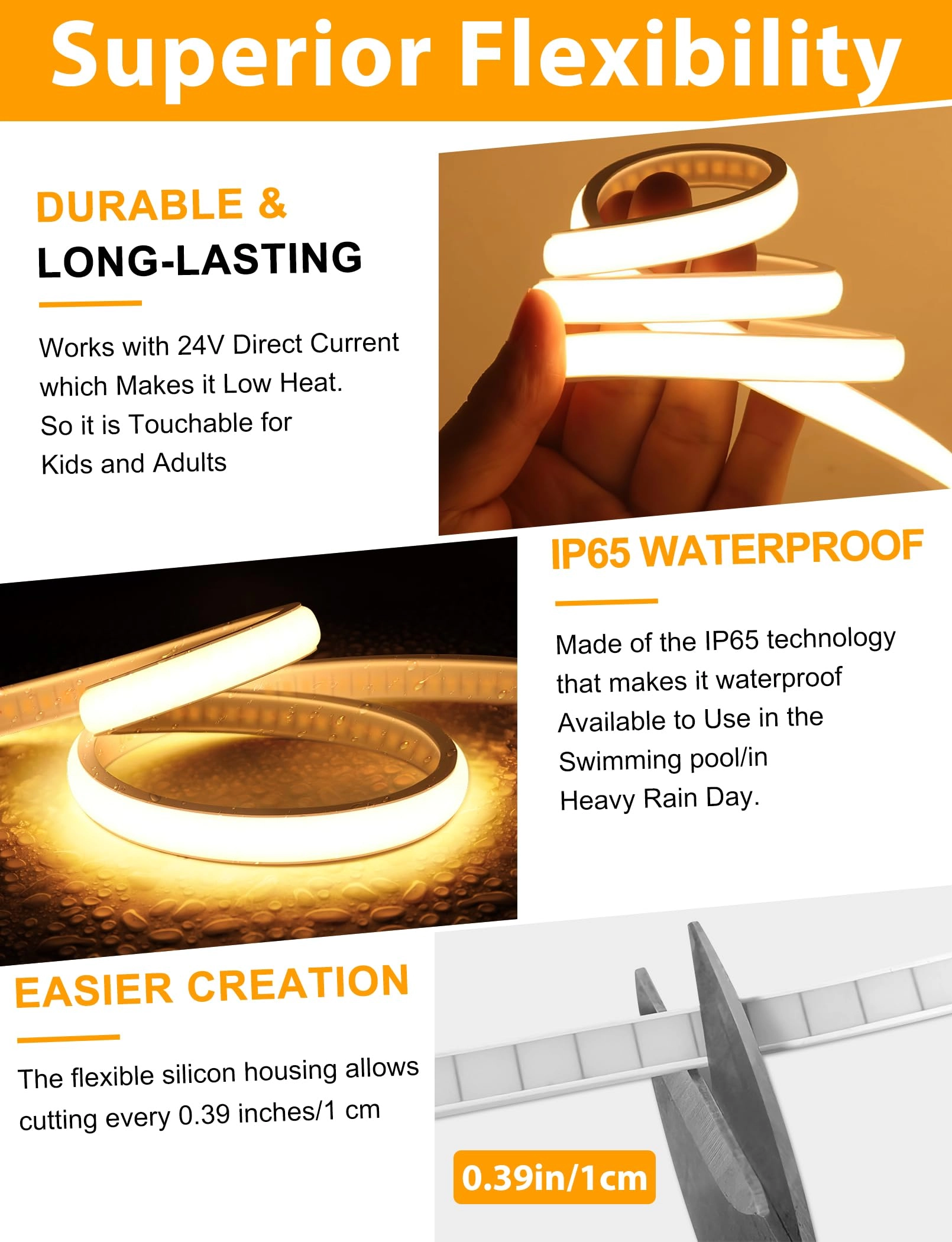 COB LED Strip Light - 2M