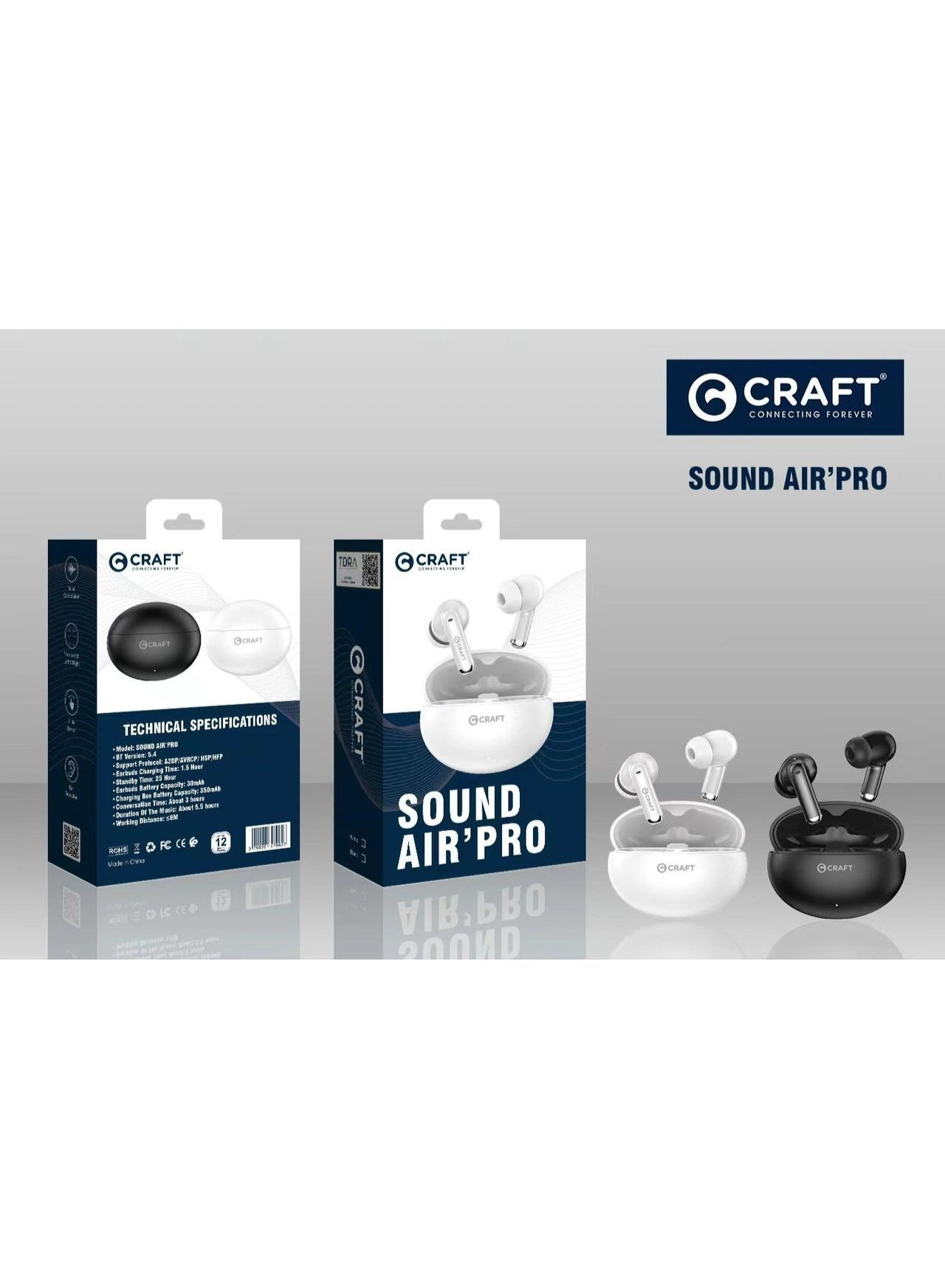 CRAFT CONNECTING FOREVER SOUND AIR' PRO Wireless Headphone