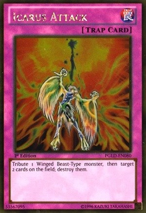 Yu-Gi-Oh! Icarus Attack PGLD-EN080 1st Edition