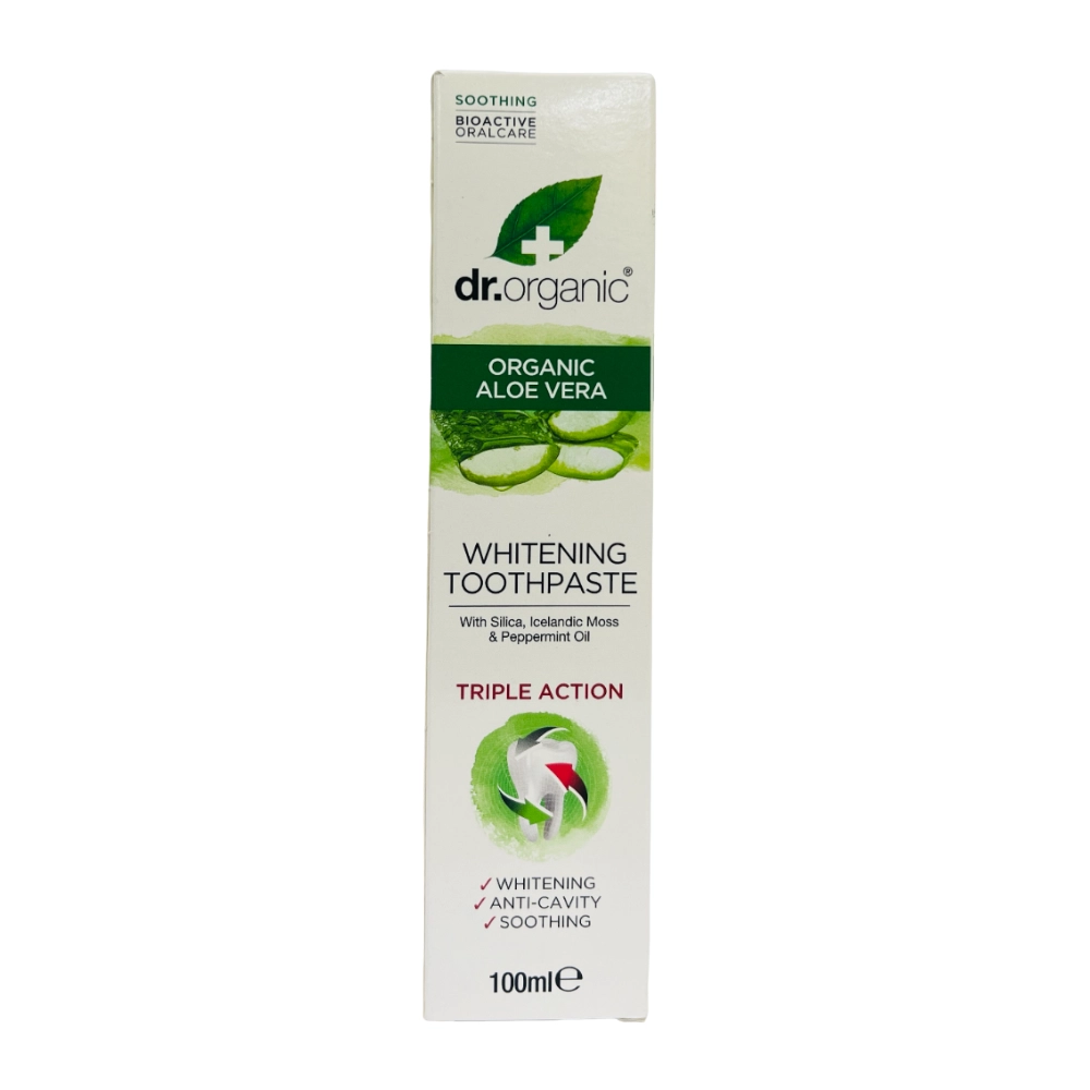 Dr Organic Aloe Vera Toothpaste Adults and children 100ml