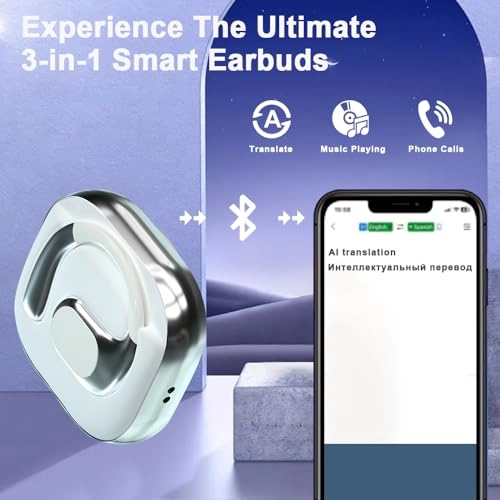 AI Language Translator Earbuds - 144 languages