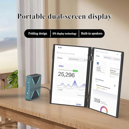 qy0250001285 Dual Portable Monitor - 15.6" 1920x1080