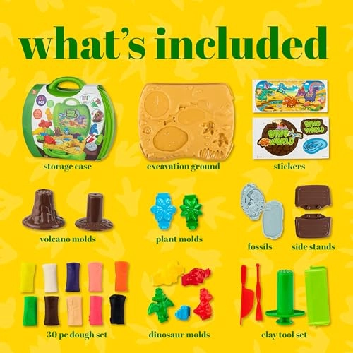 Dinosaur Play Dough Set - 30 Pack
