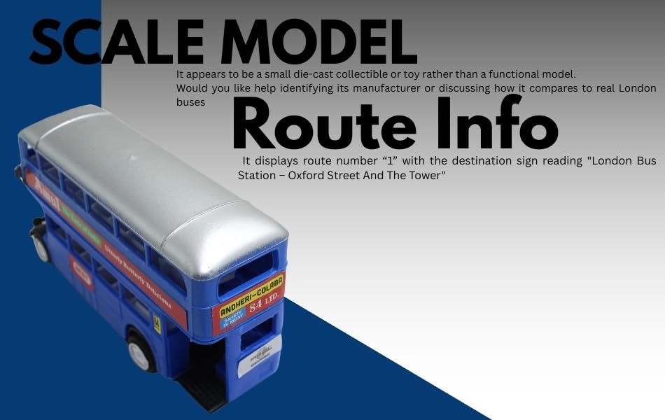 Double Decker Bus - 1 pcs