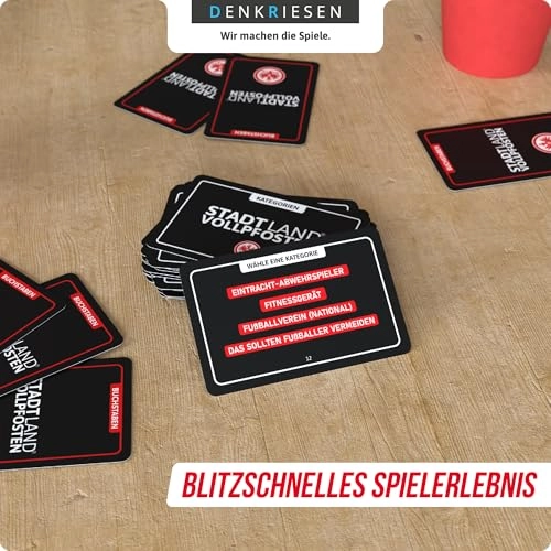 Stadt Land VOLLPFOSTEN: Eintracht Frankfurt Edition - Card Game (German)