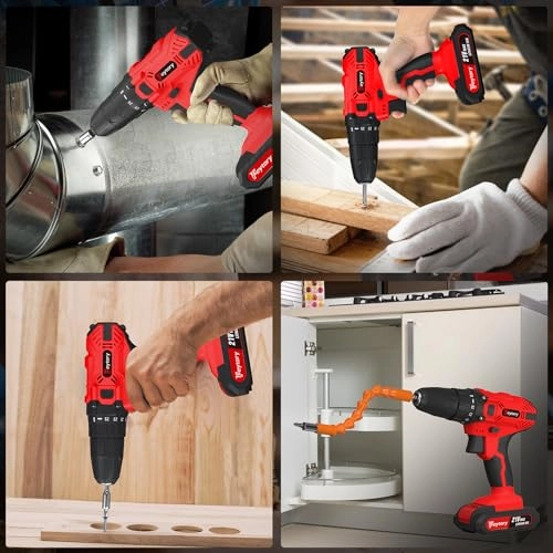 21V Cordless Power Drill - 1500mAh