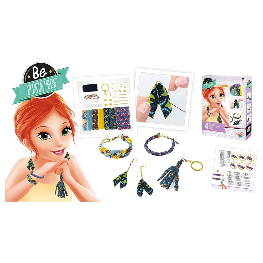 Wax Print Jewellery Kit - Suitable for 8 to 13+ yrs
