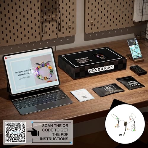 LED Light for LEGO Halloween Wreath 40825