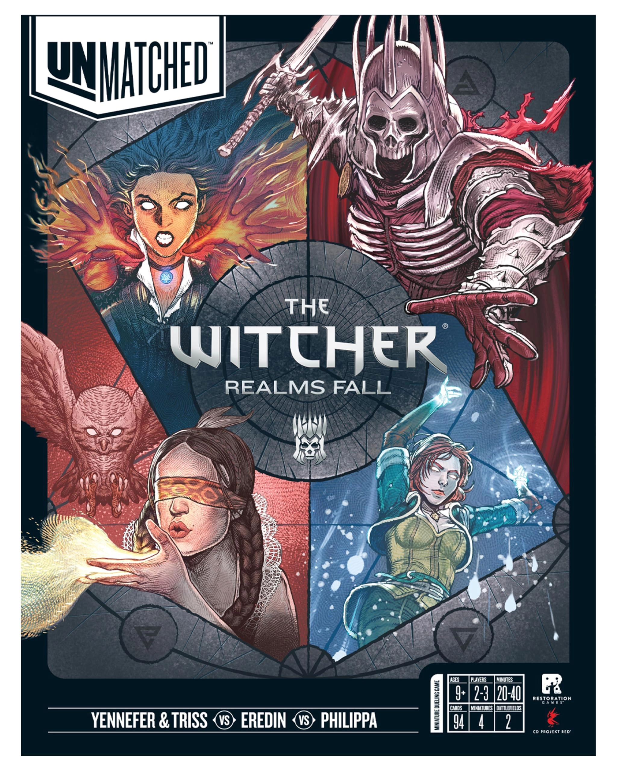 Restoration Games Unmatched: The Witcher - Realms Fall