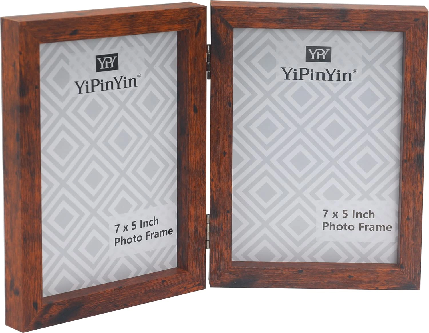 Hinged Double Photo Frame - 7x5'' 2