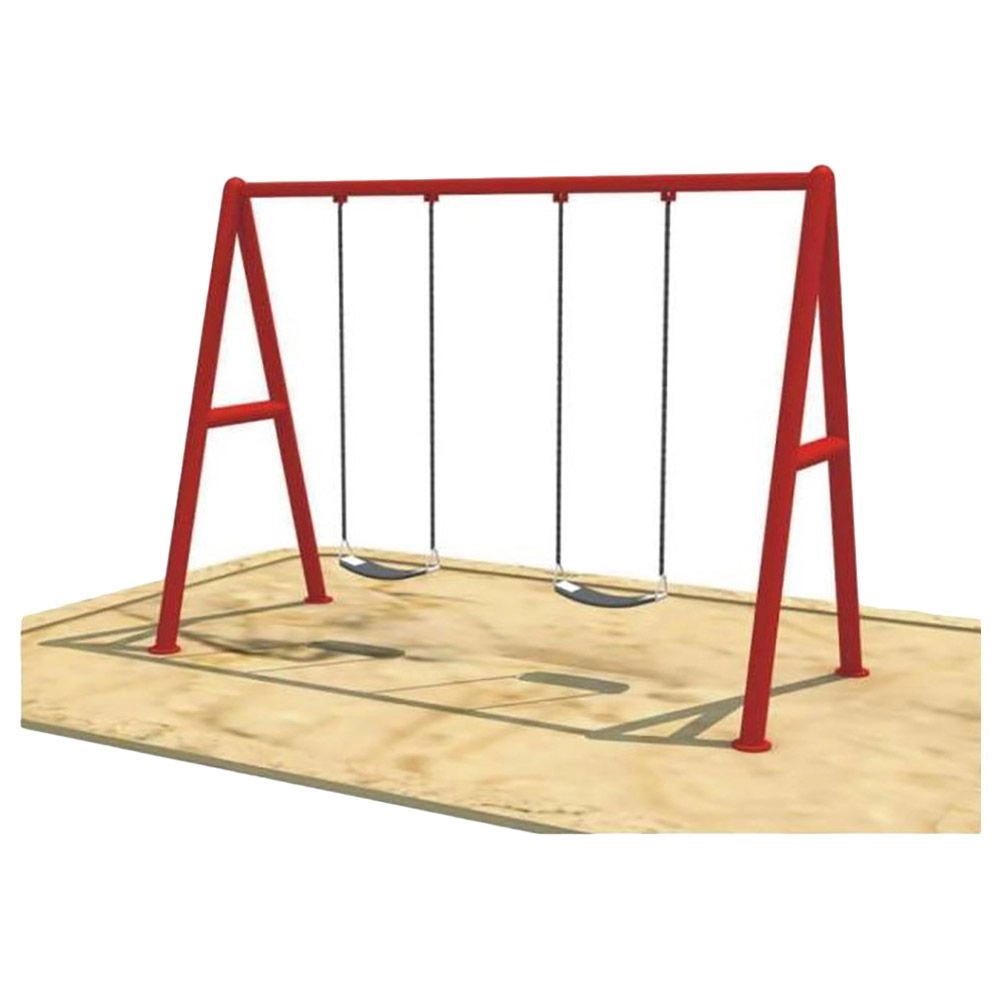 Twin Swings - Metal Blue