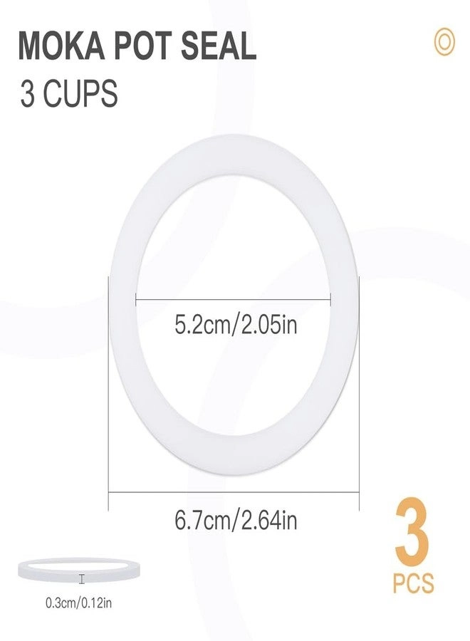 Gasket Seal Rings - 3 Cup