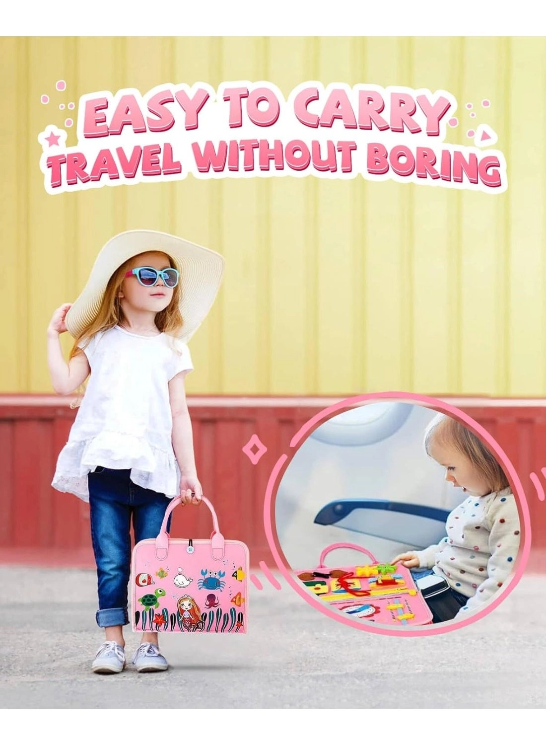 Felt Busy Board Book - 4+ Years 1 pieces