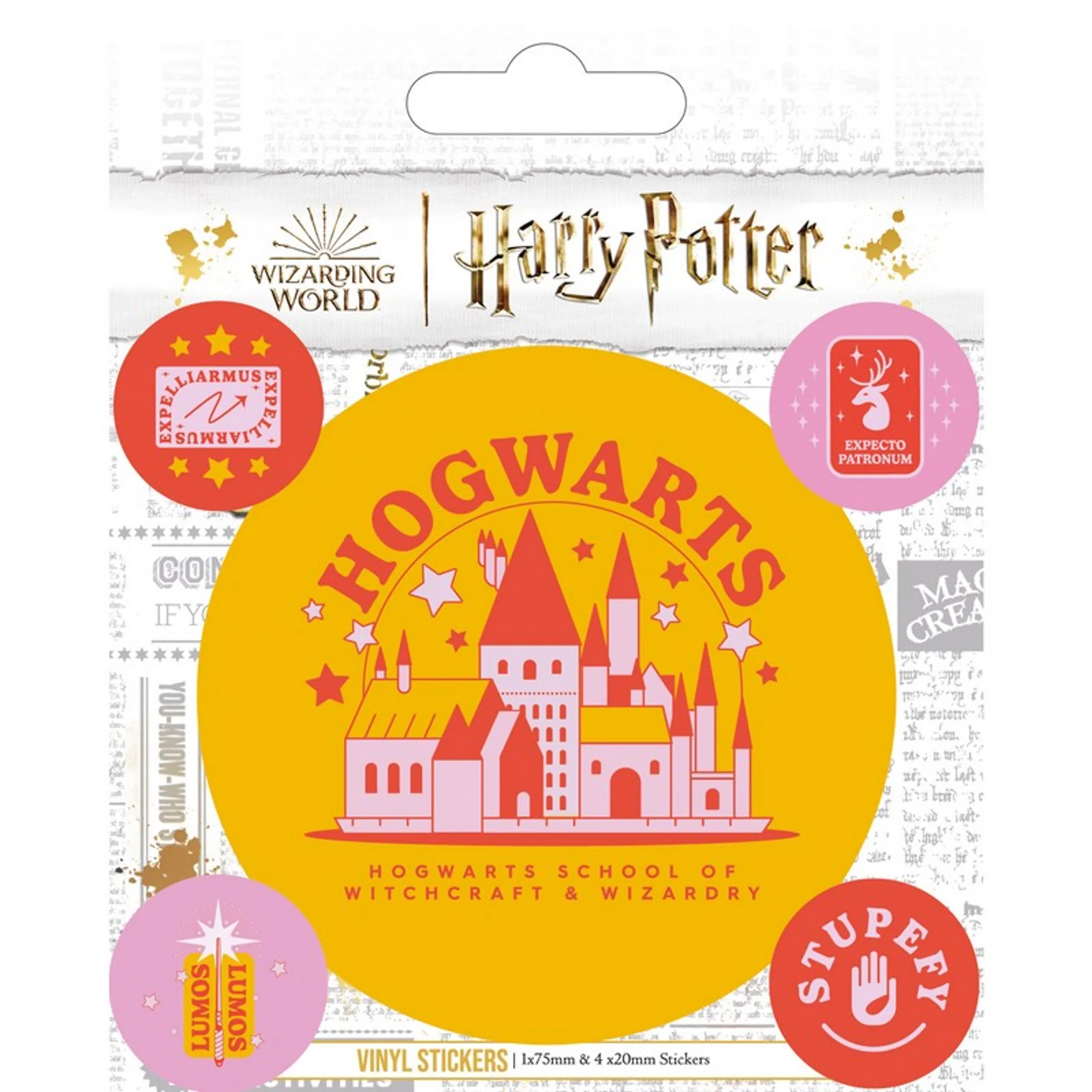 Harry Potter Hogwarts Sticker Book Vinyl 5 pcs