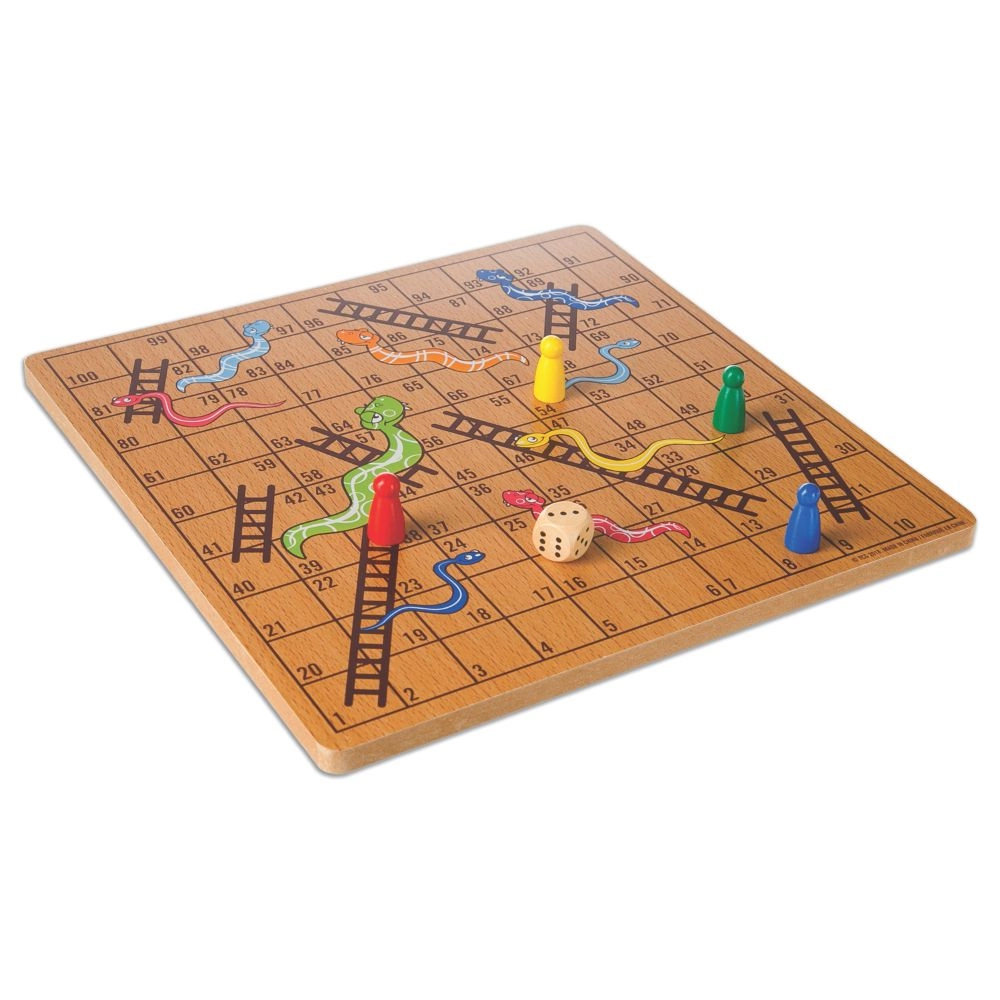Snakes & Ladders - Premium Wooden