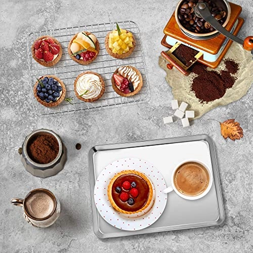 Baking Pan - 10.4 INCH + Baking Rack - 9.7 INCH