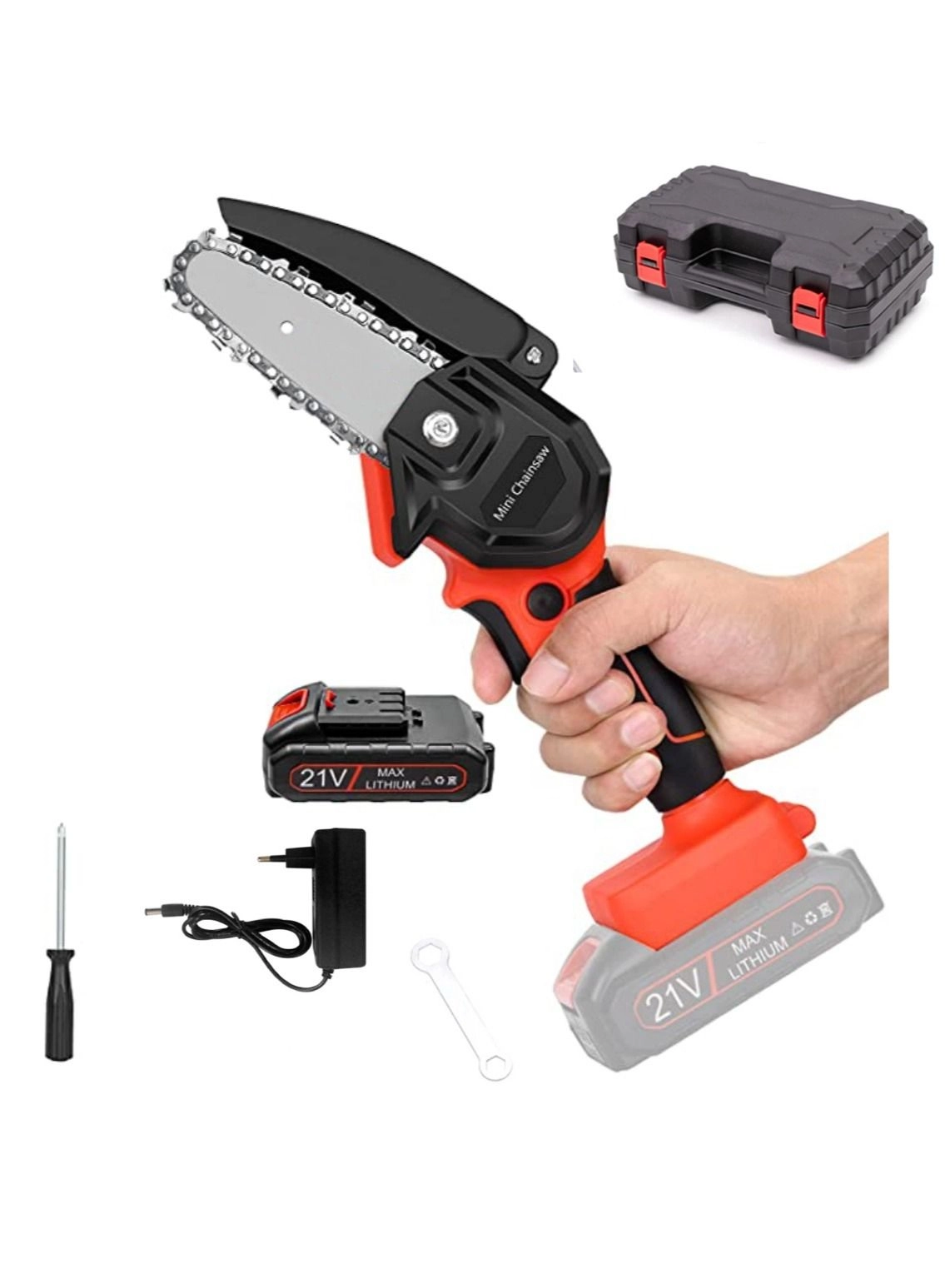 Yuwell Chainsaw Kit - Mini Cordless 21V