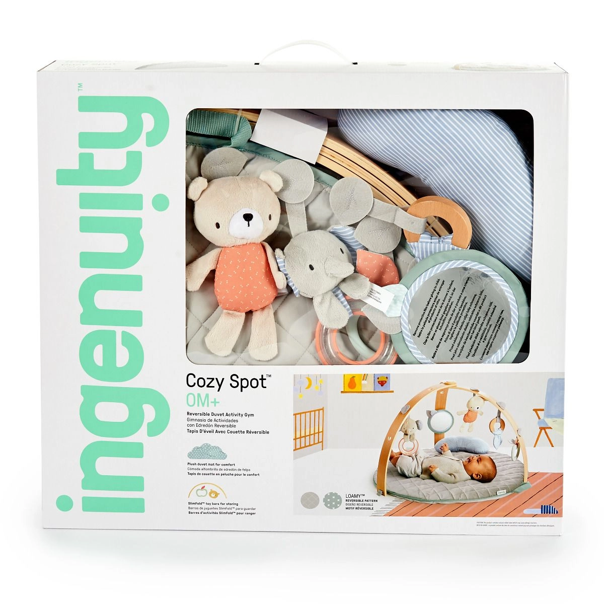 Every Season Plush Lambswool Play Gym - 0 months