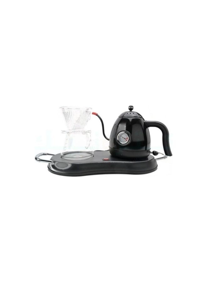 Gooseneck Kettle + Glass Server
