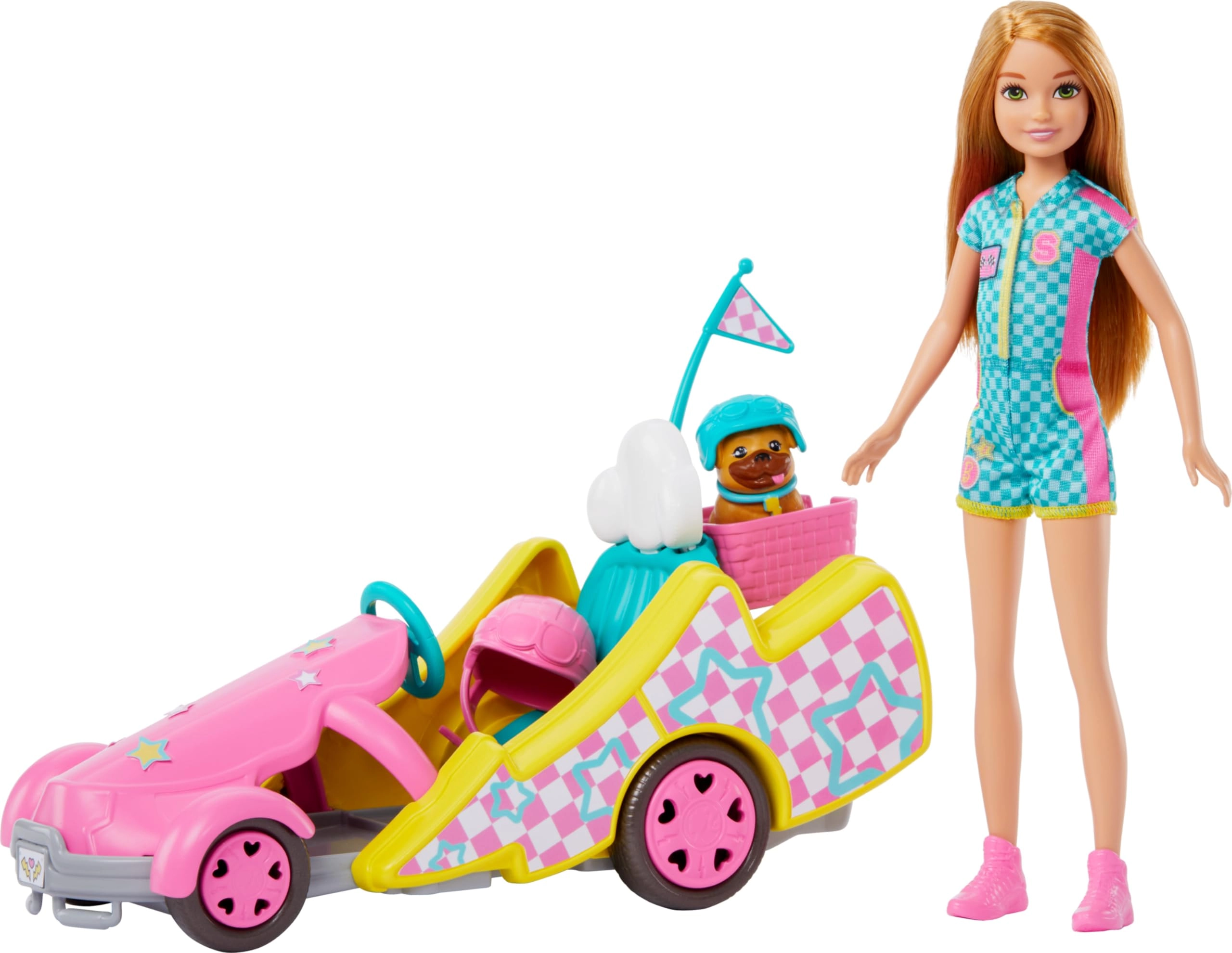 Mattel Stacie Doll - Go-Kart Dog 9-Piece Toy Set Ages 3+