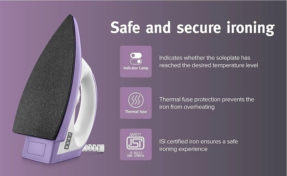 EI Armor - 1100W Dry Iron Purple