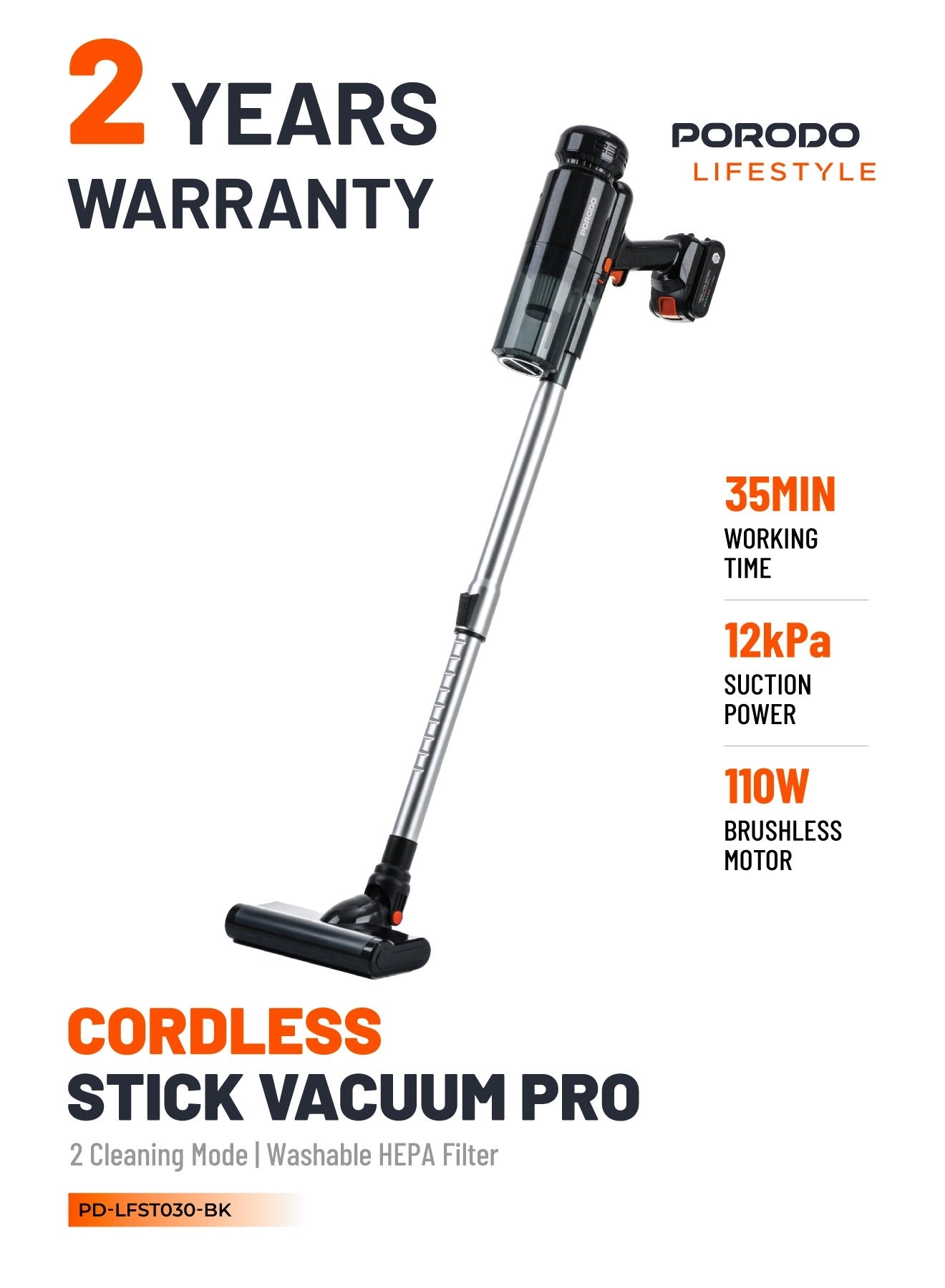 Portable Cordless Stick Vacuum Cleaner - Cordless