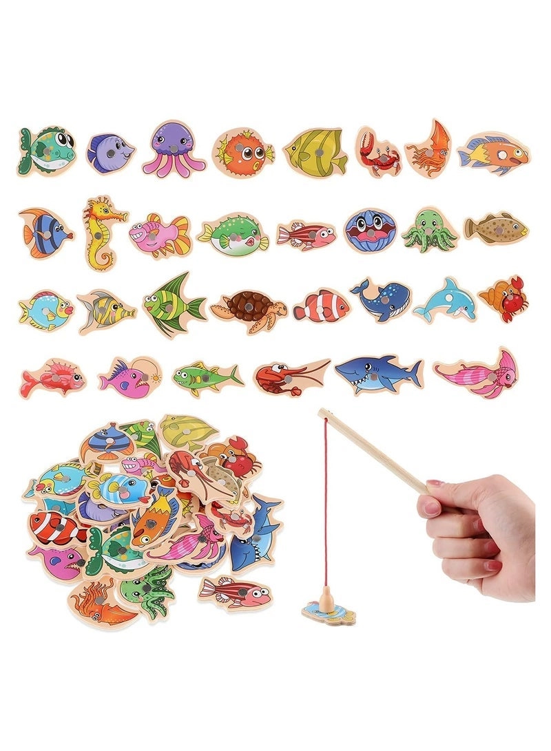 Magnetic Fishing Game - 15 Pcs